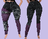 Tight Purple&Black Jeans