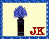JK Pedestal Blue Plant