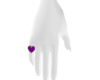Ring 1 Heart Purple R