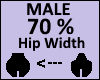 Hip Scaler 70% Male