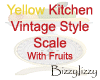 Yellow Kitchen Scale