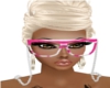 Pink Zebra Glasses