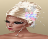Pastel Flower Blond Bun