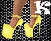 K| Classic Yellow Heels