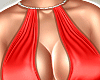 Red Metallic Dress