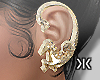 Gold horse earrings!