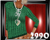*RC*Green Crop Sweater