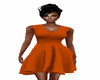 Orange Tulle dress