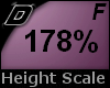 D► Scal Height*F*178%