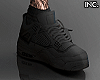 inc. Shoes Retro 4 Black
