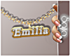 S! Necklaces Name Emilia