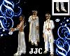(JJC)white n gold pants