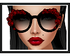 {G} Red Rose Sunglasses 