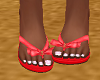 FG~ Red Bow Sandals