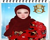 ^ Hijab Red Maroon
