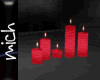 Fashion red candles