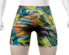 CLARK YELW TROP SWIM SHT