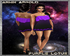 Purple Lotus Club Dress