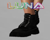 LS Black Cargo Boots