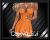 RL Orange BabyDoll Dress
