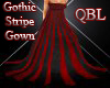 Gothic Stripe Gown (QBL)