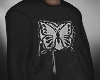 Butterfly Black Sweater