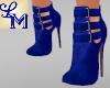 !LM Strappy Blue Boots