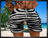 (J) Zebra Swim Shorts