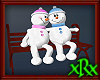 Frosty Couple Pink Blue