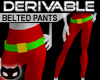 Derivable Pants w/Belt