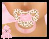 *SS* Pink Cheetah Paci