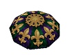 *J Mardi Gras Umbrella