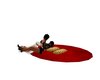 tapis kiss rouge&or