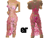 Pink Net Bikini Dress