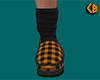 Gold Slippers Plaid (M)