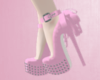Pink Bow heel SD