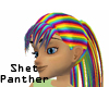 Rainbow Laura Hair