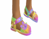 Rainbow Bunny shoes