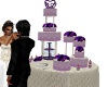 Purple anim Wedding Cake