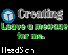 HeadSign Creating