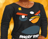 Angry Bird Black Tshirt