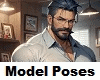 Model Poses men