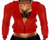 Red Lacy Hoody