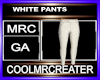 WHITE PANTS