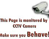 CCTV Monitored Page