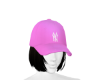 pink cap black bob