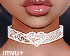 $ Amor Choker White