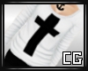 (CG) Cross Shirt White