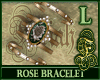 Rose Bracelet Green L