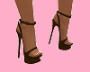 brown strap heels